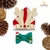Fantasia De Natal Pet Com Gorro de Rena E Laço Regulável