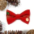 Laço Pet Tiara ou Gravata com Regulagem Natal Vermelho