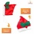 Fantasia Pet de Natal Boneco de Neve  com Gorro e Bandana Regulável + Laço Grátis