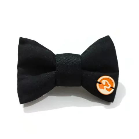 Laço Pet Tiara Ou Gravata Com Regulagem Preto