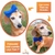 Kit Boné Pet com Laço Tiara ou Gravata Azul Royal