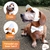 Kit Boné Pet com Laço A Prova D'agua Impermeável