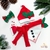 Fantasia Pet de Natal Boneco de Neve  com Gorro e Bandana Regulável + Laço Grátis