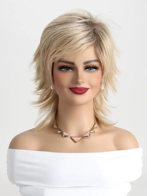 Wig Cecilia Fibra Premium Liso Curto
