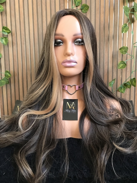 Wig Aurora Fibra Premium Ondulada 65cm