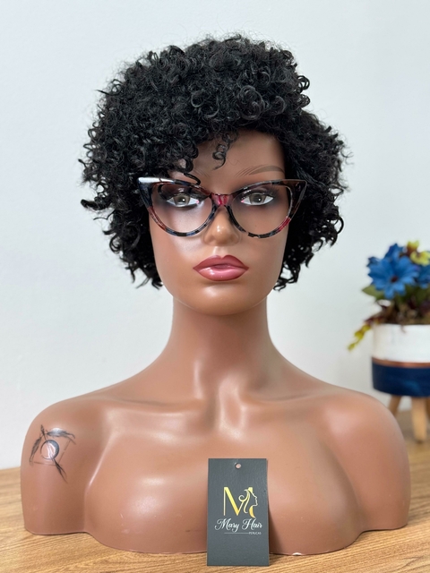 Wig Lucia Fibra Premium Cacheada Curta - comprar online