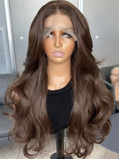 Lace Front Eloá Fibra Premium Ondulado 55cm - comprar online