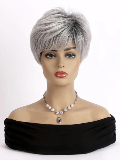 Wig Gal Fibra Premium Liso Curto