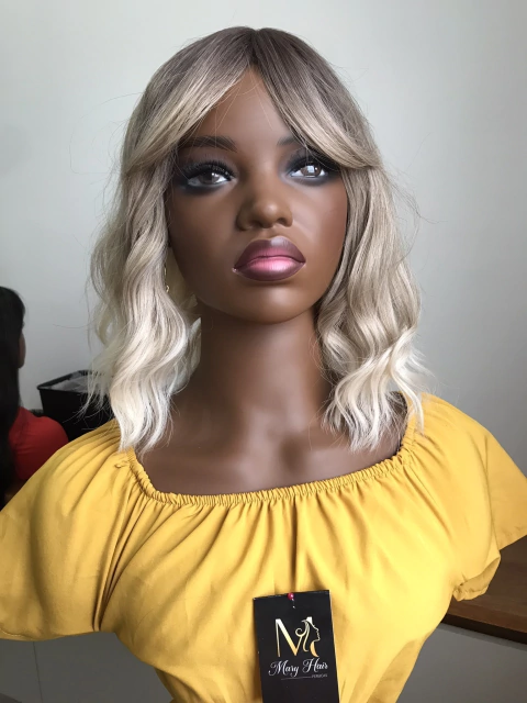 Wig Ruby Fibra Premium Ondulada 35cm