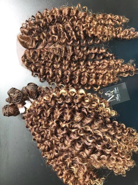 Kit 7 Peças Cabelo Cacheado em Fibra Premium - comprar online