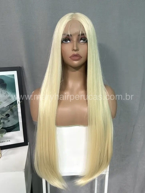 Lace Front Elisa Fibra Premium Liso 75cm