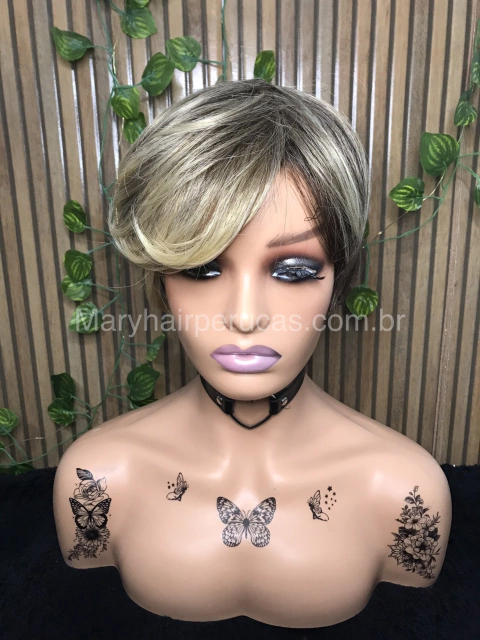 Wig Carolyn Fibra Premium Lisa Curta