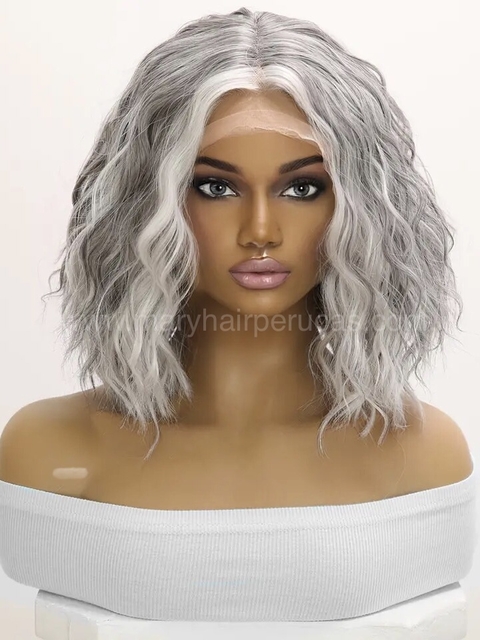 Lace Front Tonya Fibra Premium Ondulada 30cm