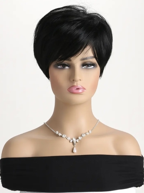 Wig Allie Fibra Premium Lisa Curta