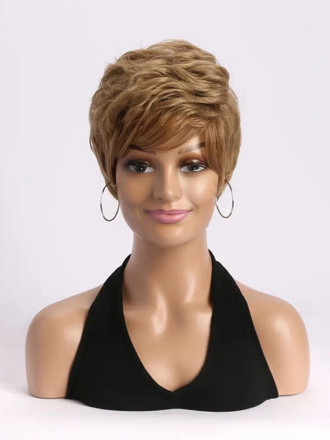 Wig Greice Fibra Premium Liso Curto