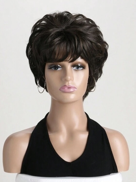 Wig Martina Fibra Premium Liso curto