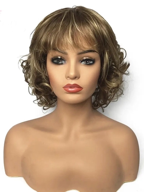 Wig Miriam Fibra Premium Lisa Curta