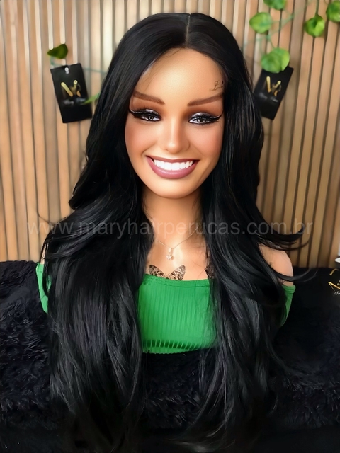 Lace Front Hellen Fibra Premium Lisa 60cm