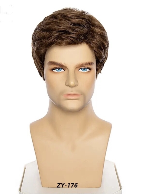 Wig Braian Fibra Premium Lisa Curta