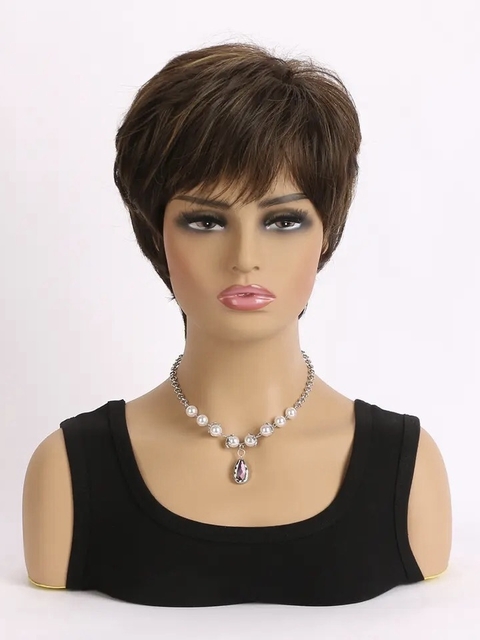 Wig Deise Fibra Premium Liso Curto