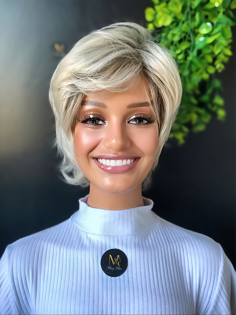 Wig Carla Fibra Premium Liso Curto - comprar online