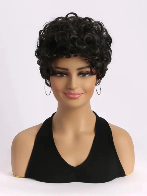 Wig Sully Fibra Premium Ondulado Curto