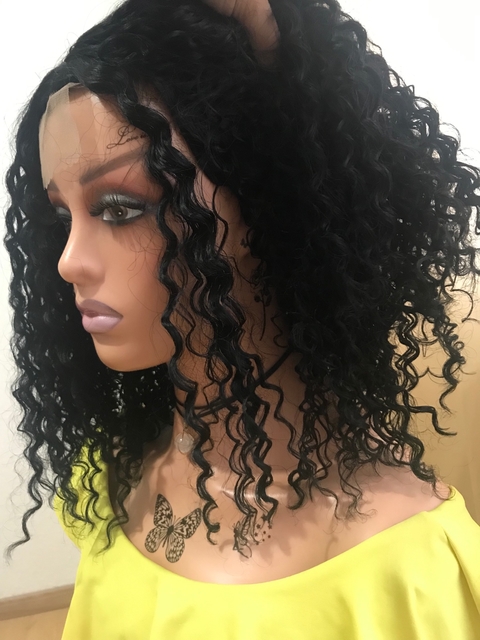 Wig Yasmim Fibra Premium Cacheada 35cm
