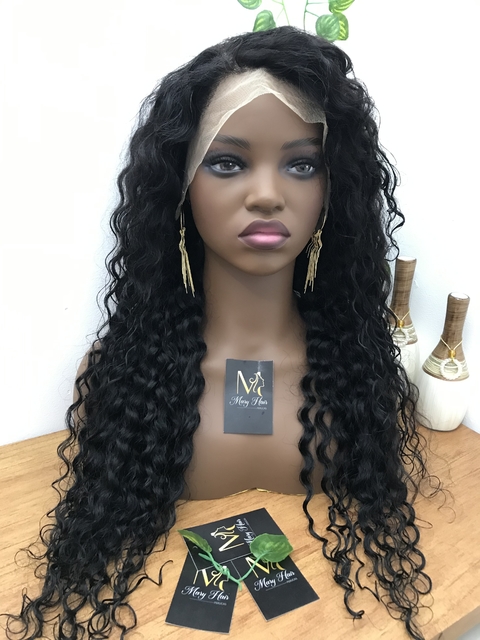 Lace Front Cacau Cabelo Humano Cacheado 65cm - comprar online