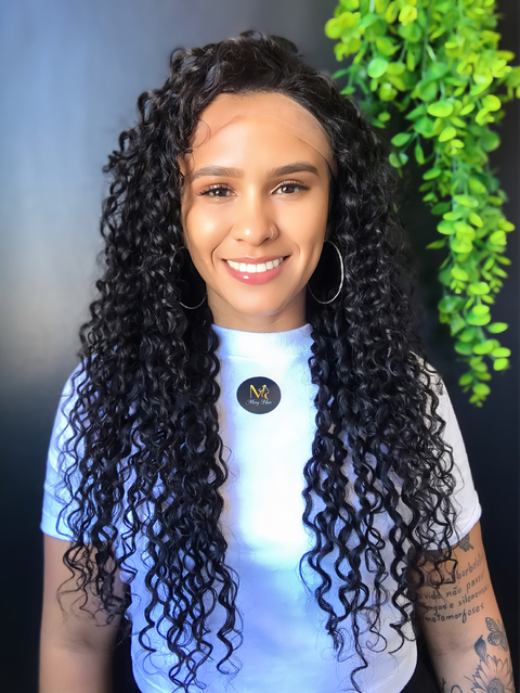 Lace Front Fernanda Cabelo Humano Cacheado 60cm - comprar online