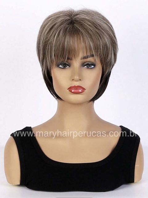 Wig Isabel Fibra Premium Lisa Curta