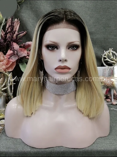 Lace Front Jennifer Fibra Premium Lisa 40cm