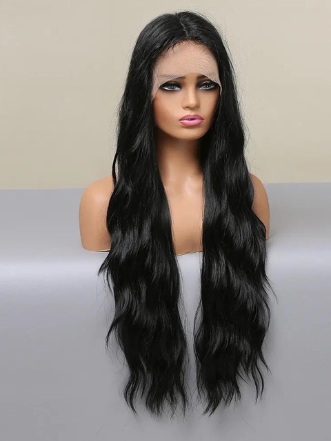 Lace Front Eliane Fibra Premium Ondulado 70cm