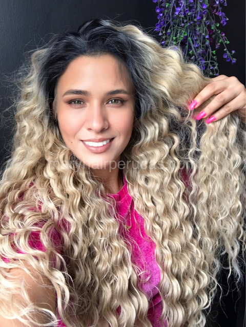 Lace Front Susana Fibra Premium Cacheada 65cm