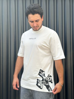 CAMISETA OPLAN “SAINT CLUB” - OFF WHITE - loja online