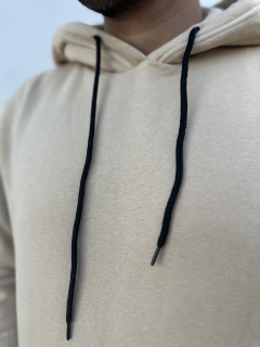 BLUSA MOLETOM BÁSICA BEGE - Quarto de Pedro