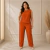 Conjunto Feminino Duna Linho Regata Calça Soltinha Casual