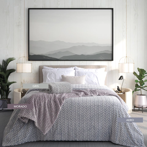 Frazada 1 1/2 Plaza Flannel Fleece Extra Suave - Jean Cartier