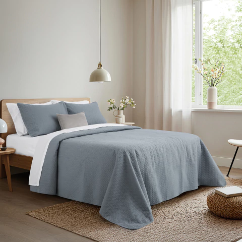 Set Cubrecama 1 Plaza y Media + Funda Premium - Jean Cartier - comprar online