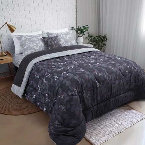 Acolchado 1 1/2 Plazas Reversible Plus Dana - Jean Cartier