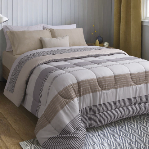 Acolchado 2 1/2 Plazas Reversible Plus Antony - Jean Cartier