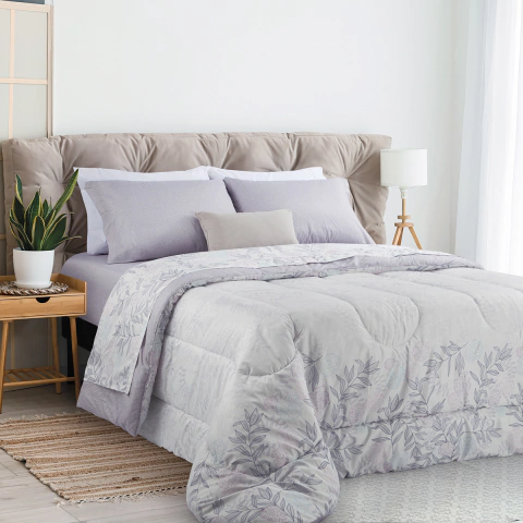 Acolchado 1 1/2 Plaza Estampado Moderno Bloom - Jean Cartier - comprar online