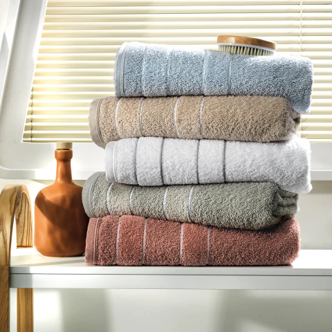 Toallón Liso Algodón 400 grs/m² con Guarda de Terciopelo Efecto Velour de Jean Cartier - comprar online