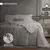 Edredón Twin Size Flannel Fleece con Reverso de Corderito Gris - Nathan Home - Nathan Home | Blanquería Premium