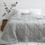 Acolchado King Size Prewashed con Doble Costura y Marco Gris - Alcoyana - comprar online