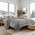 Edredón Queen Size Gris Elefante Flannel Fleece y Corderito - Palette - comprar online