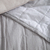 Cover Queen Matelaseado Cosido Liso con Reverso Estampado Gris - Palette - comprar online