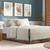 Kit Cover Twin de 2 Piezas Matelaseado Natural - Palette