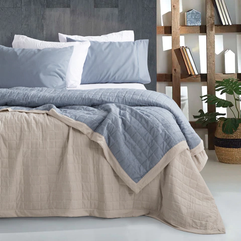 Cover Queen Size Liso Matelaseado Premium Arena - Palette