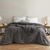 Edredón 1 1/2 Plazas Corderito Extra Suave Gris Asfalto - Alcoyana - comprar online