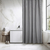Set de Baño Cortina 180x180 cm con 12 Ganchos Gris - Alcoyana